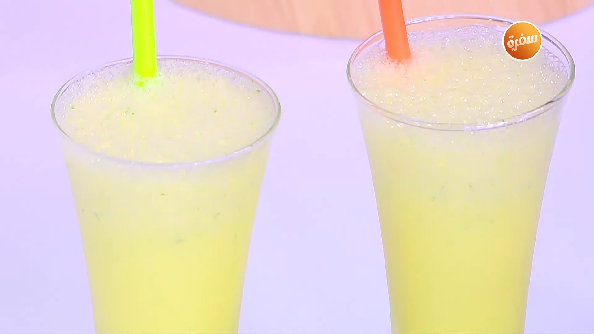 عصير برتقال بالنعناع