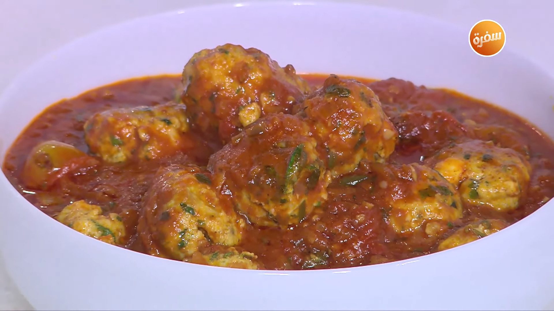 كرات السي فوود مع صوص المارينارا