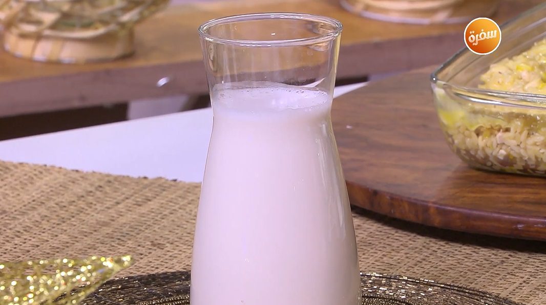 حليب اللوز البيتي