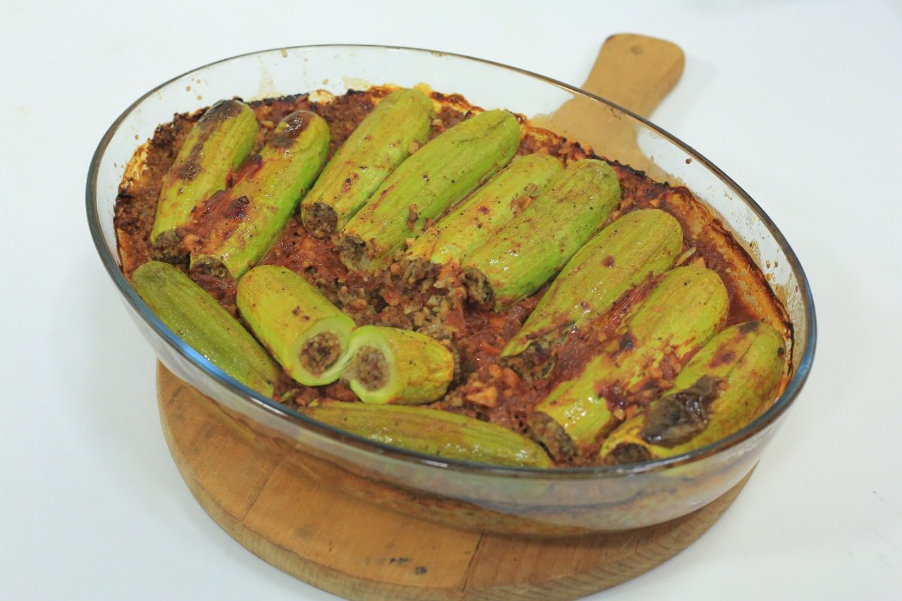 صينية كوسة محشية