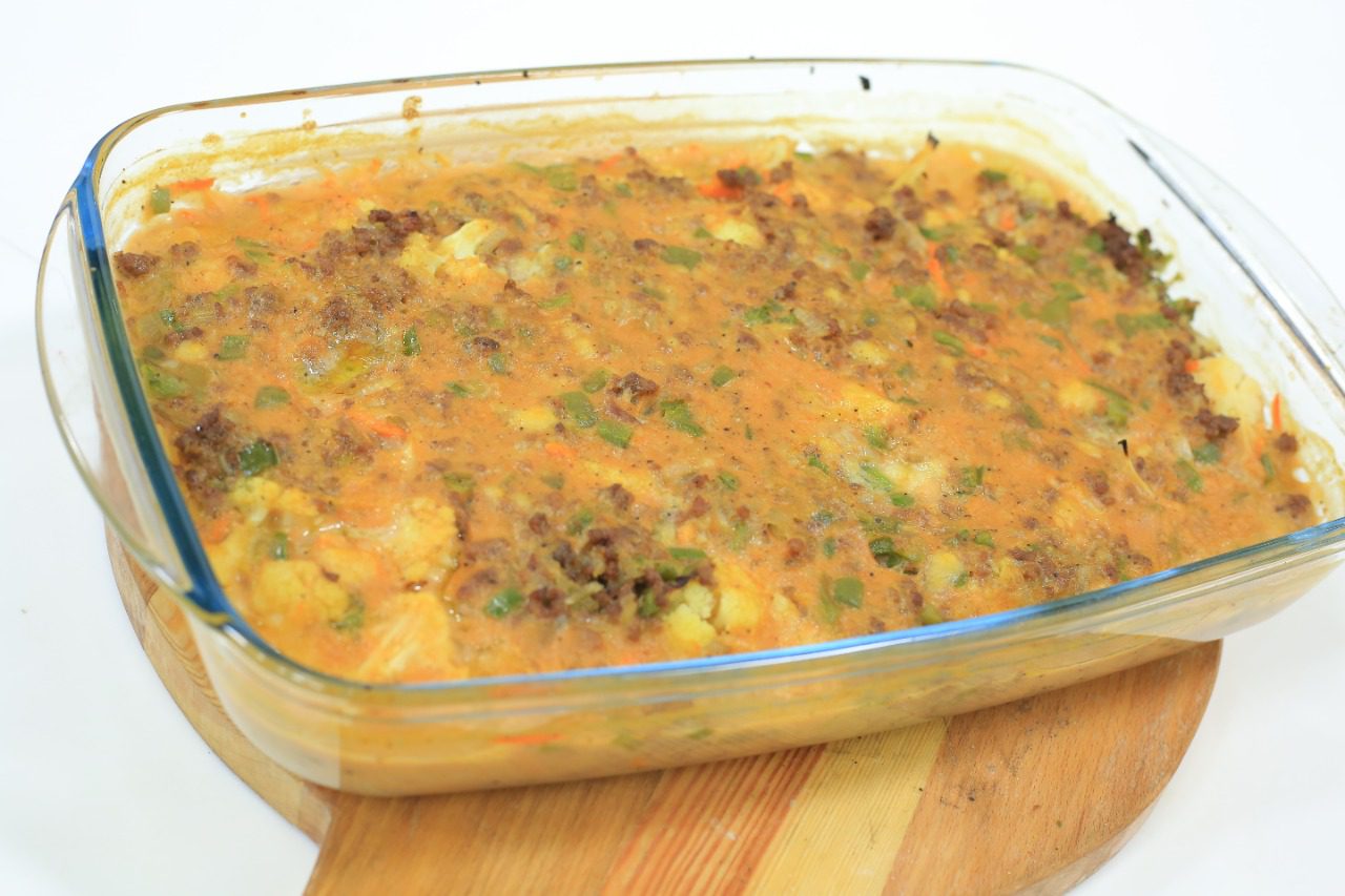 قرنبيط بالبشاميل