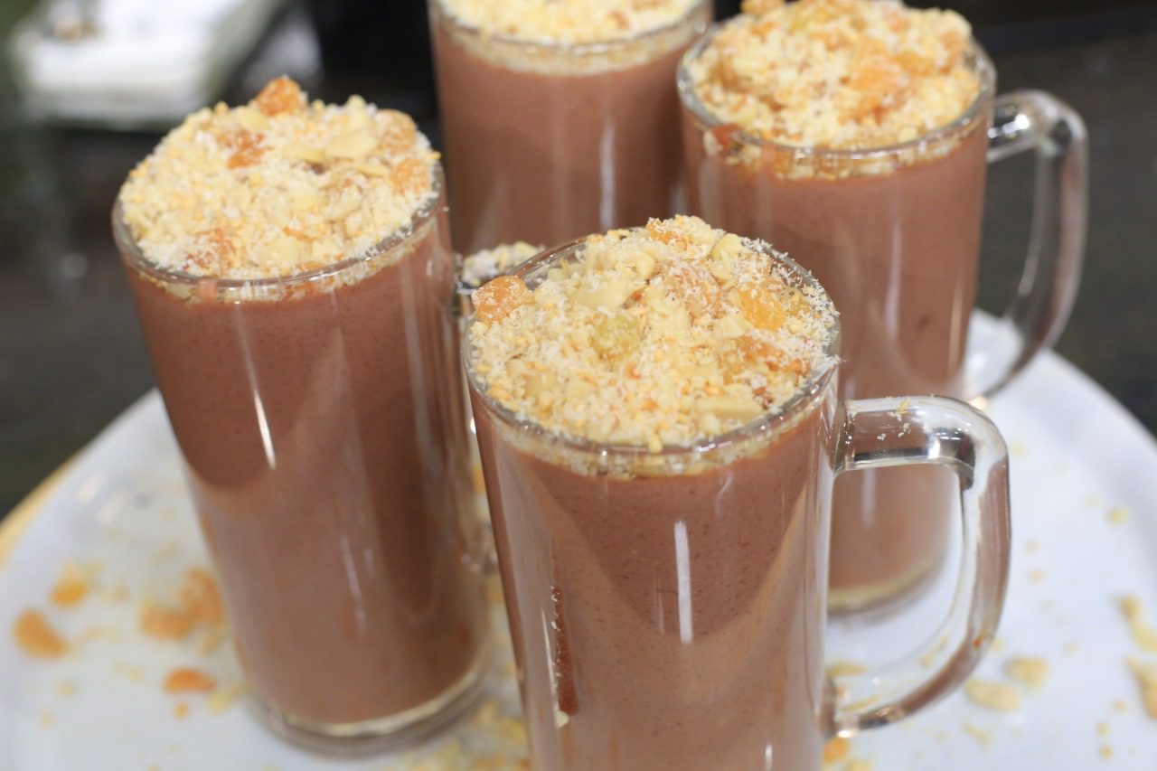 سحلب بيتي بالشوكولاتة