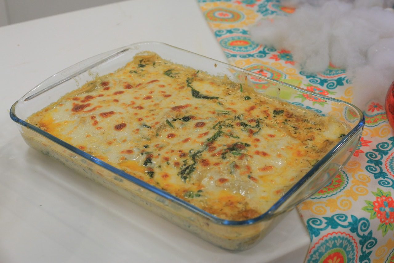 لازانيا ريكوتا بالسبانخ