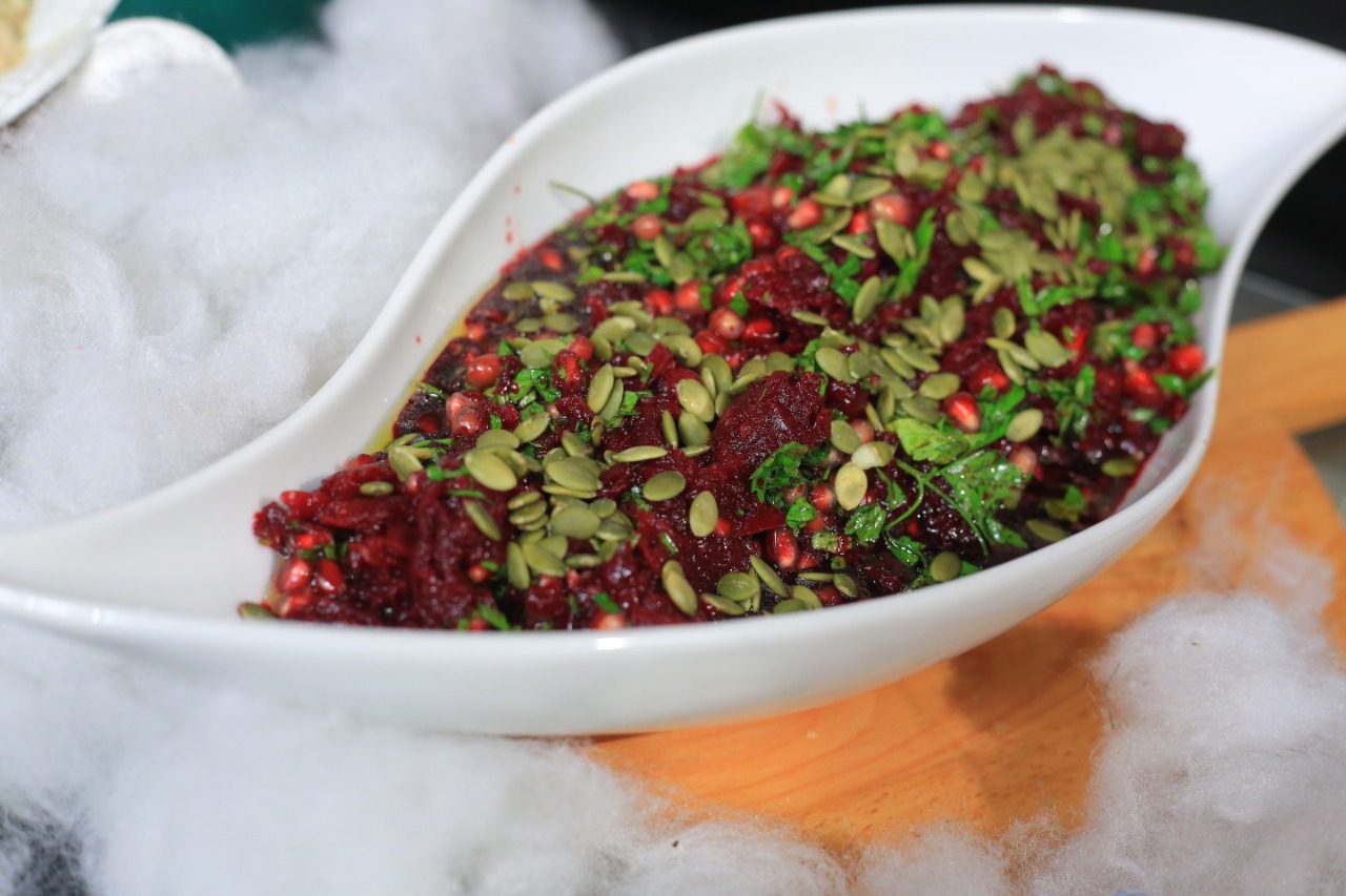 سلطة بنجر بالرمان