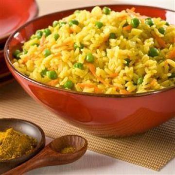 أرز بالخضراوات والكاري