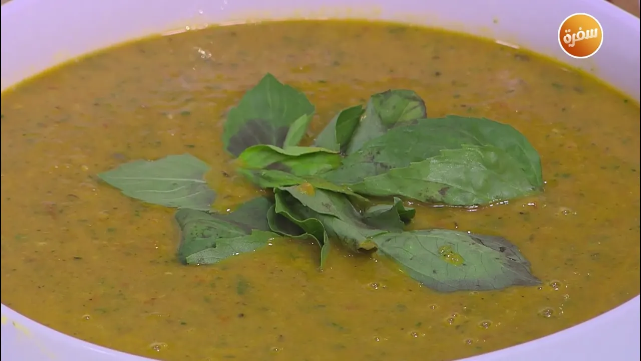 شوربة الطماطم والبطاطا الحلوة