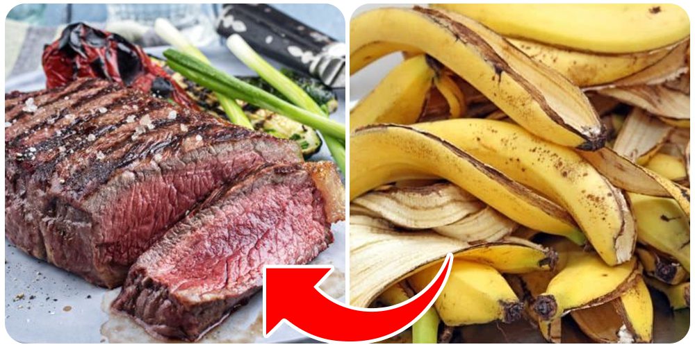 قشر الموز لتطرية اللحوم