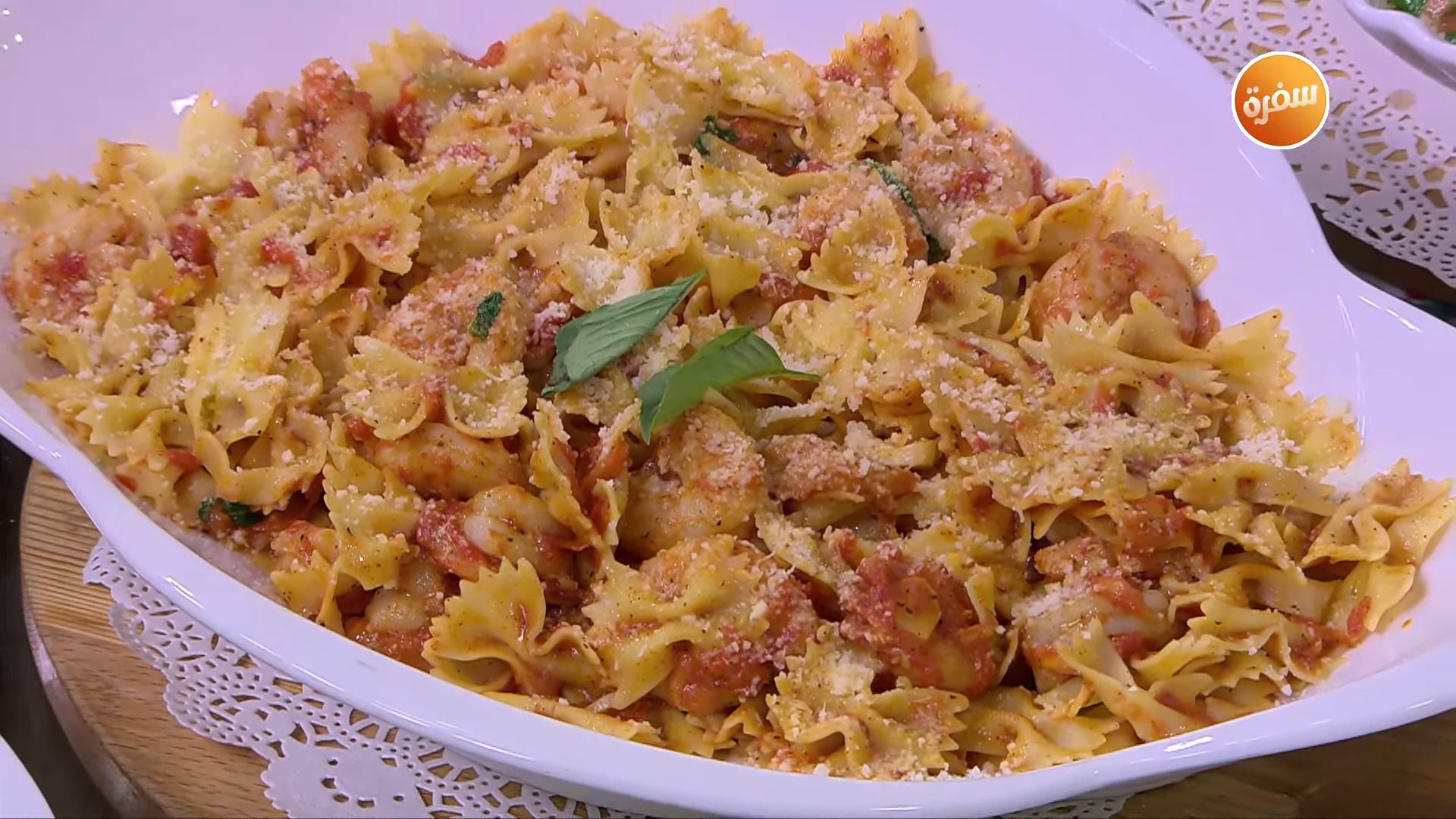 مكرونة بالجمبري