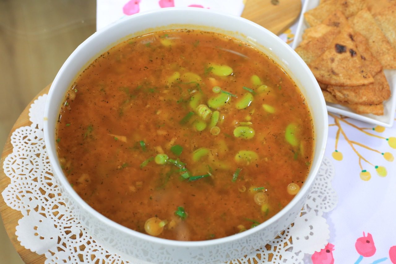 شوربة الفول الحراتي