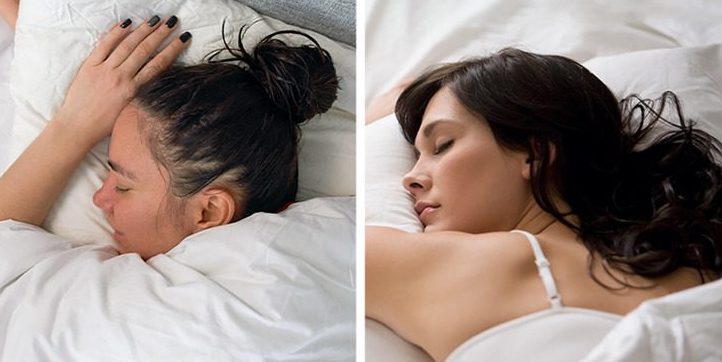وضعيات للشعر خلال النوم