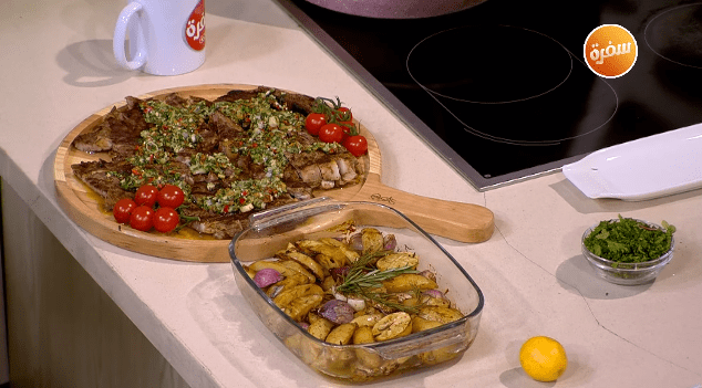 بطاطس بالروزماري والزعتر