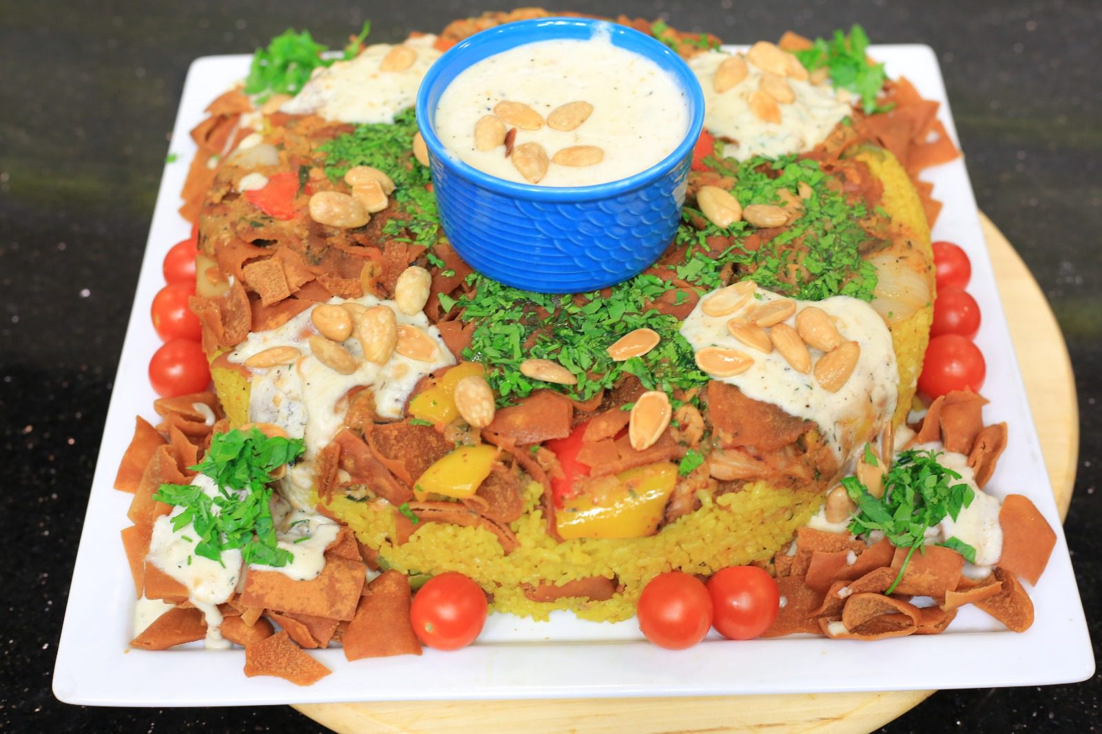 فتة شيش طاووق