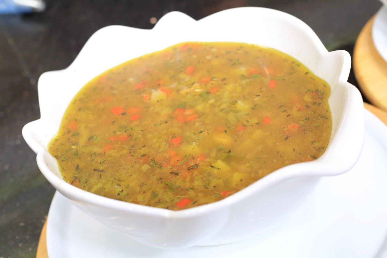 شوربة الفريك بالدجاج