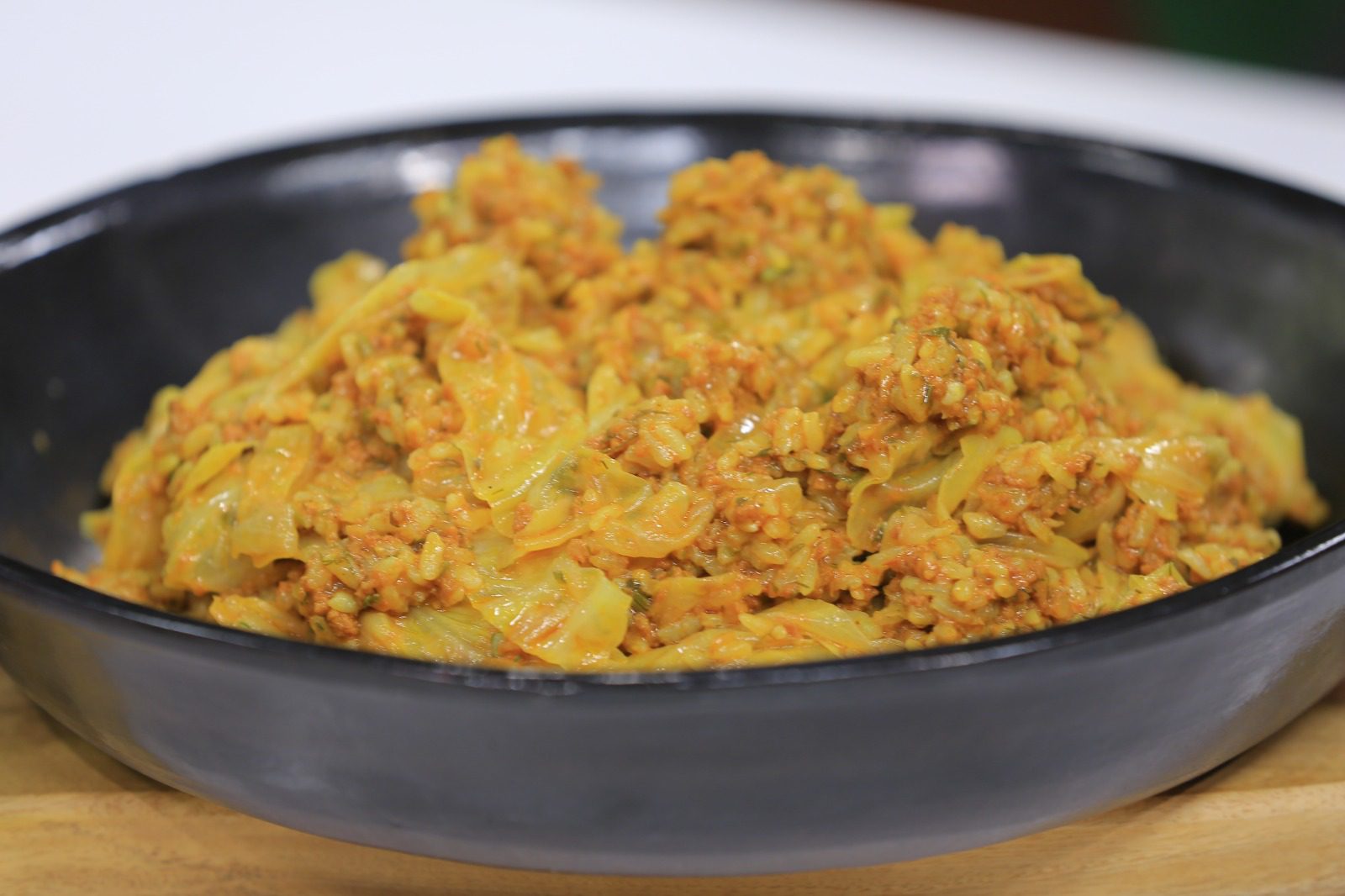 محشي كرنب الحلة الواحدة بدون لف