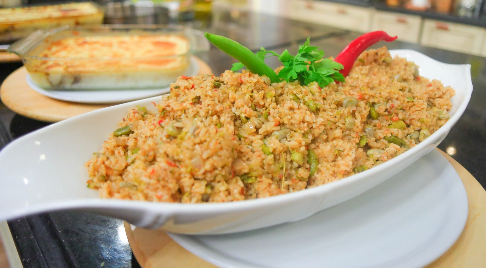 أرز بالبقوليات