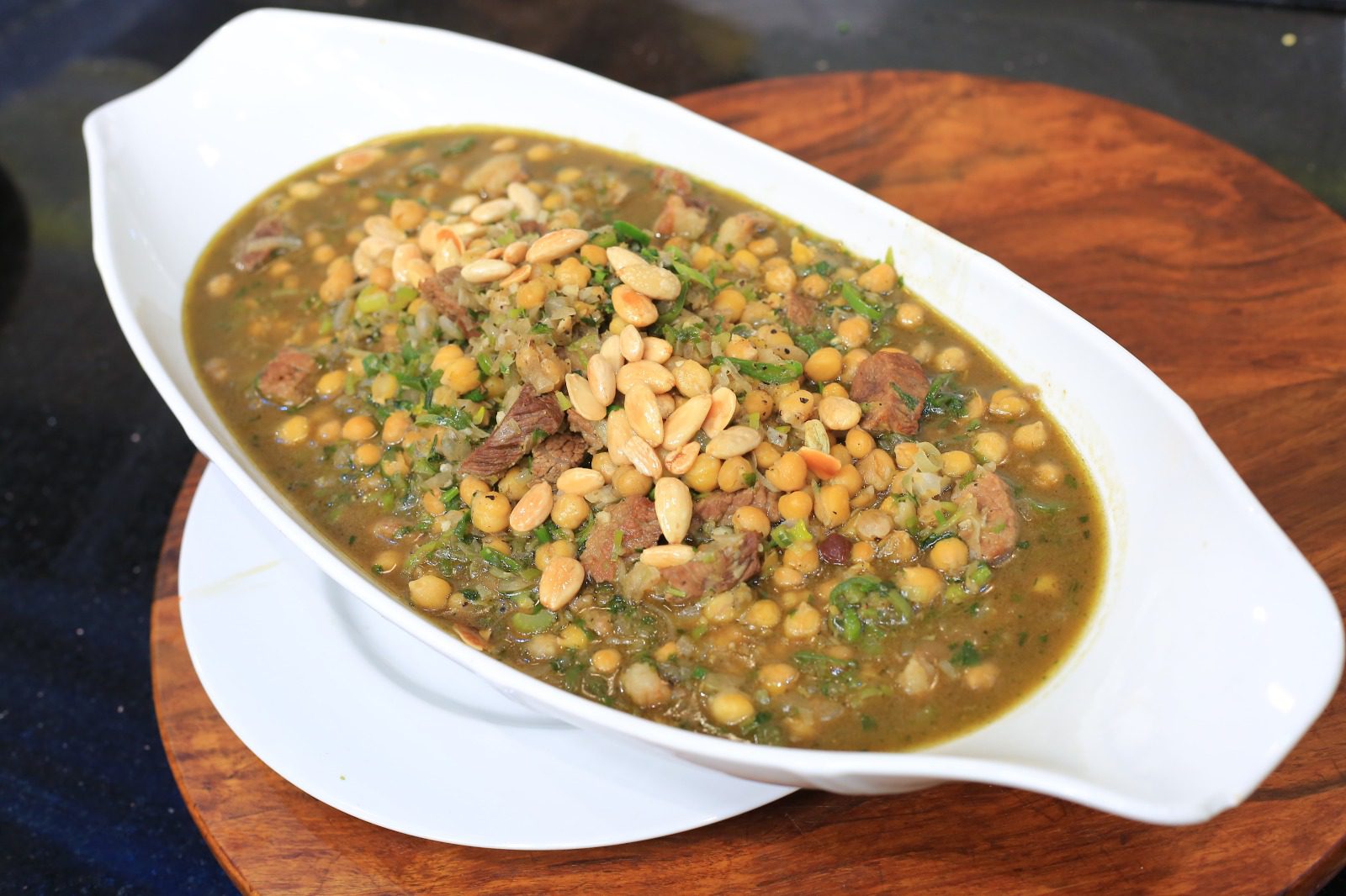 طاجن لحمة بالحمص بالطريقة الجزائرية