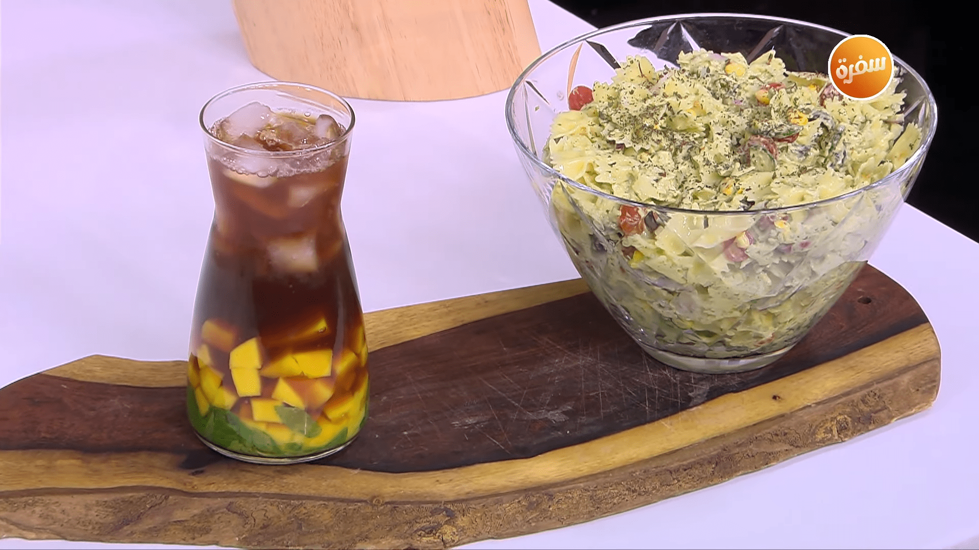 آيس تي بالمانجو - سلطة مكرونة