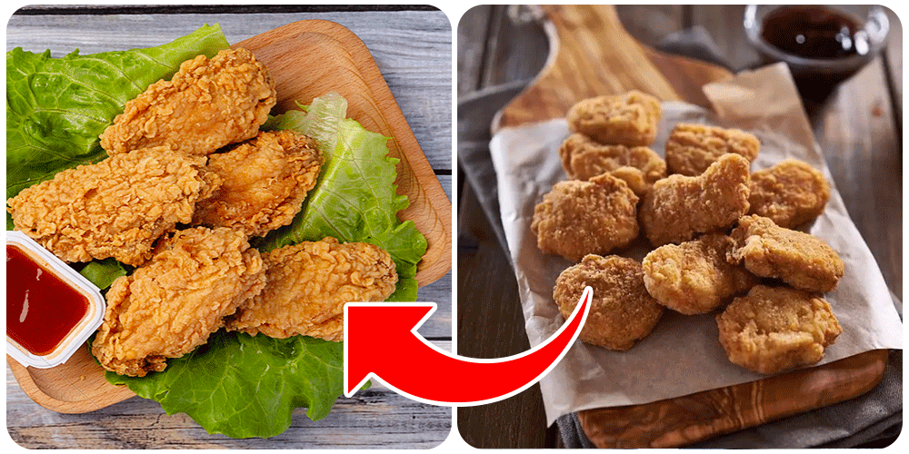 الطعام المقلي