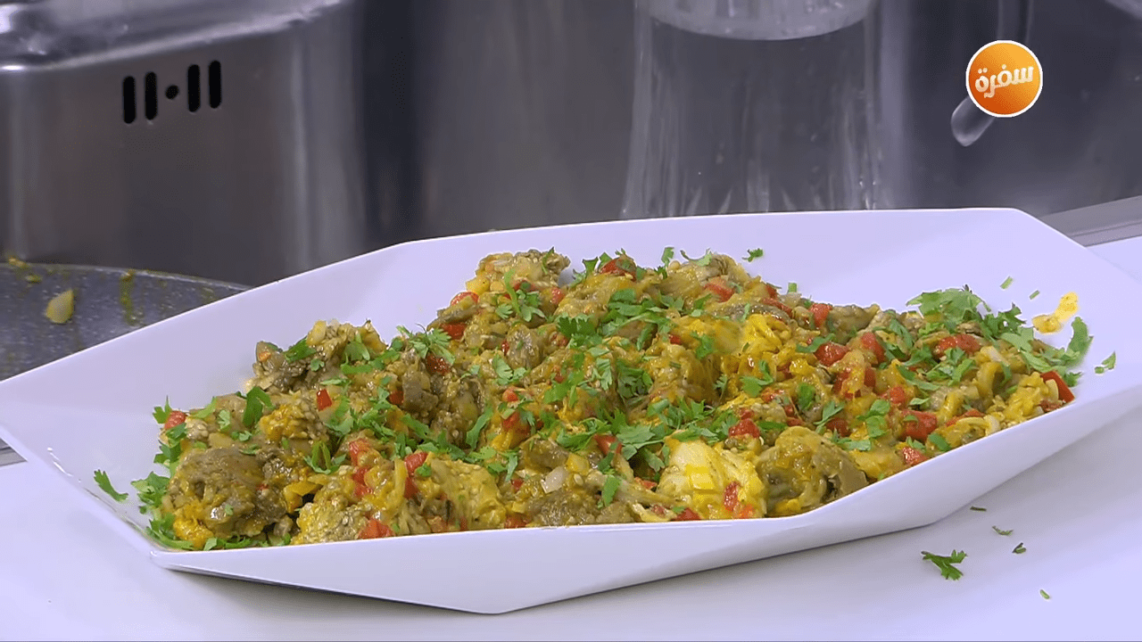 برياني الدجاج - حلو الجزر - سلطة باذنجان هندي - سمبوسك هندي