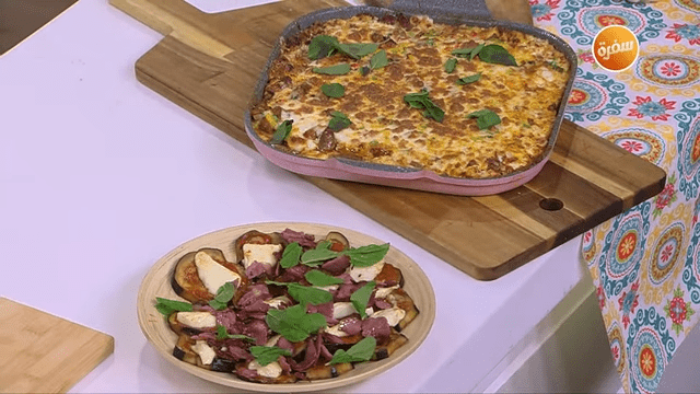 بيض بالسجق - باذنجان الحلوم