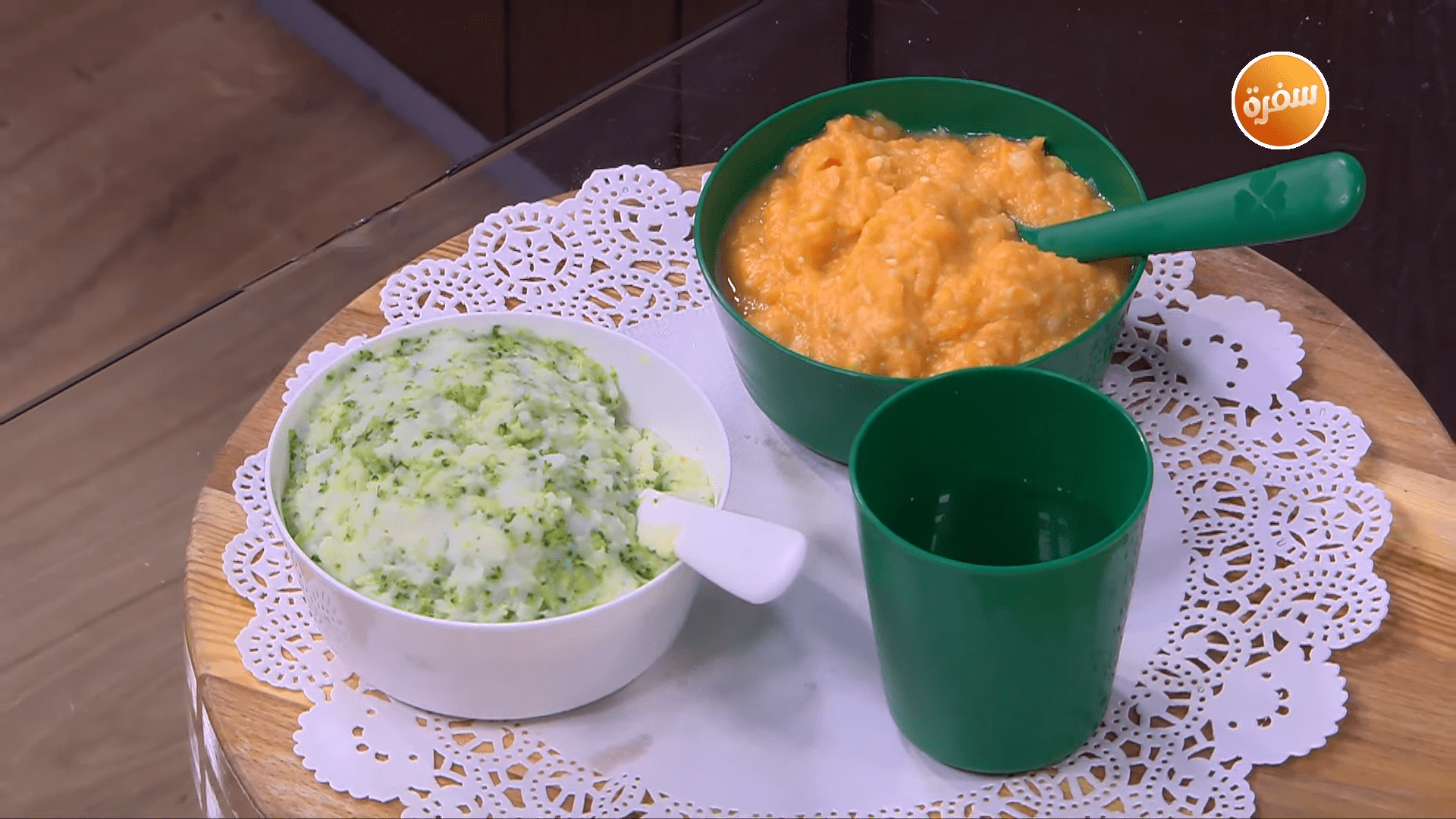 بيوريه بطاطس بالبروكلي