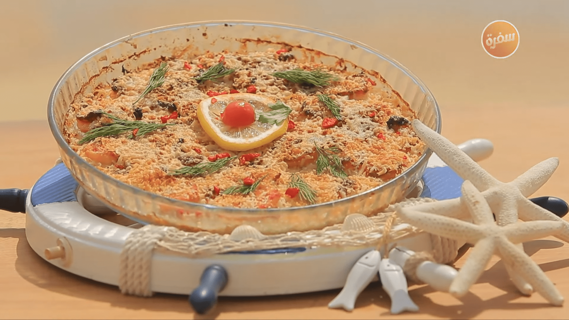 تارت الجمبري المقرمش