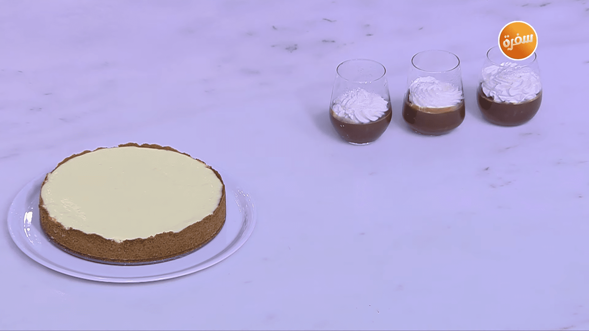 تشيز كيك - موس شوكولاتة