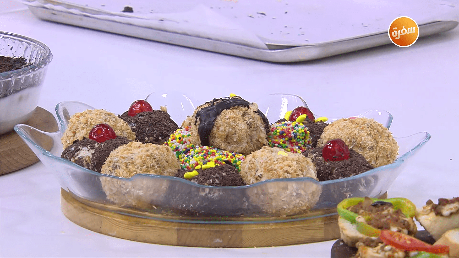 جاتوه سريع - كرات شوكولاتة مقرمشة - ليزي كيك - ميني بيتزا سريعة