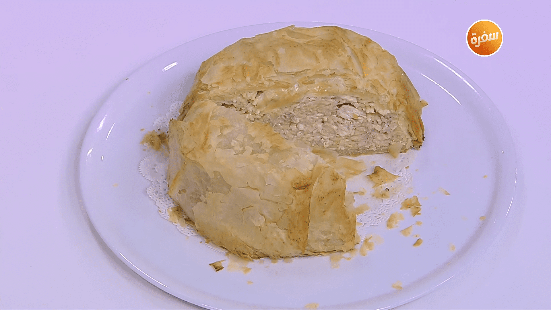 جلاش المكرونة بالدجاج