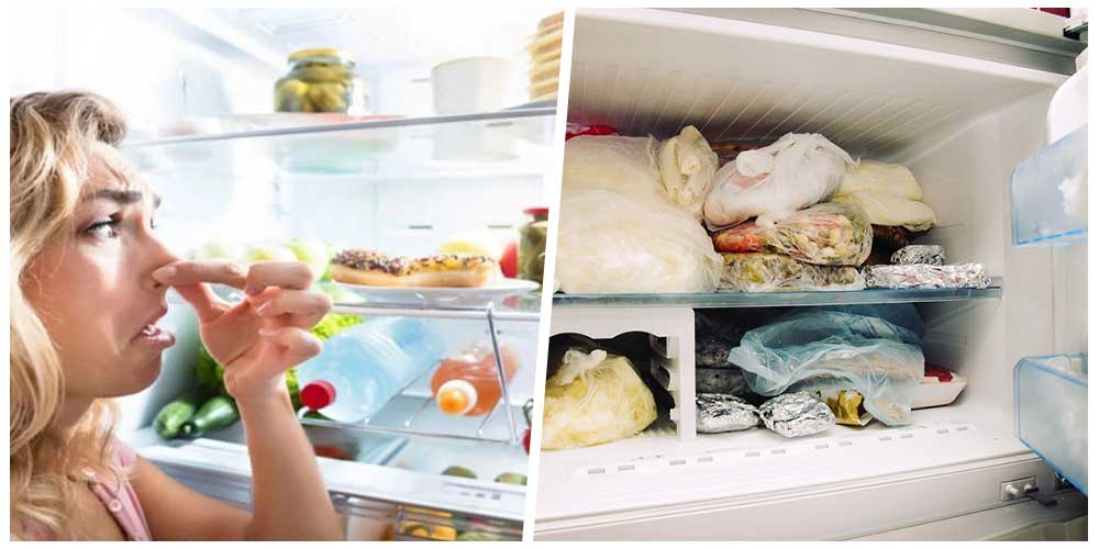 رائحة الطعام في الديب فريزر