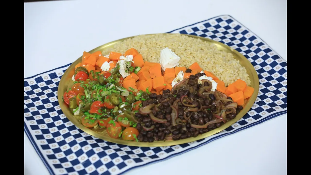 سلطة البطاطا والبقول