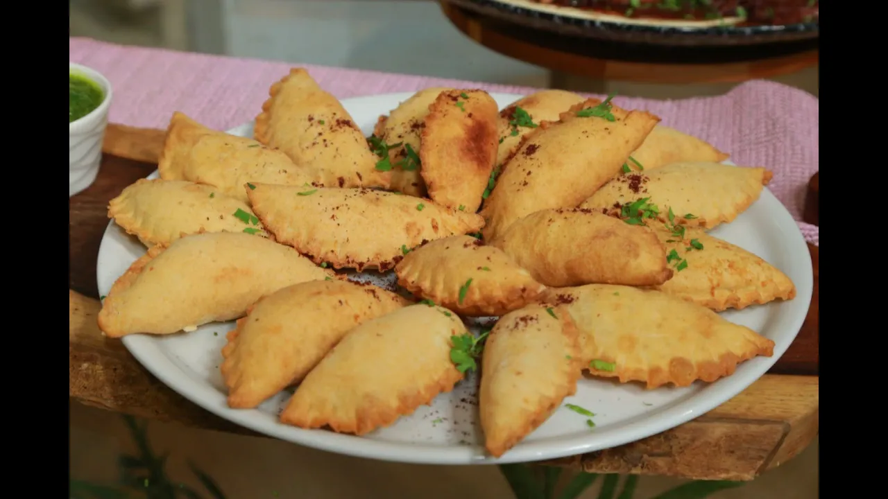 سمبوسك الدجاج والبطاطس