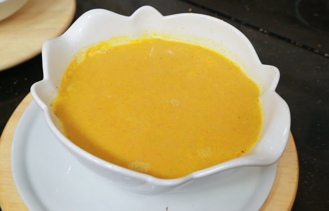 شوربة الجزر بالبرتقال