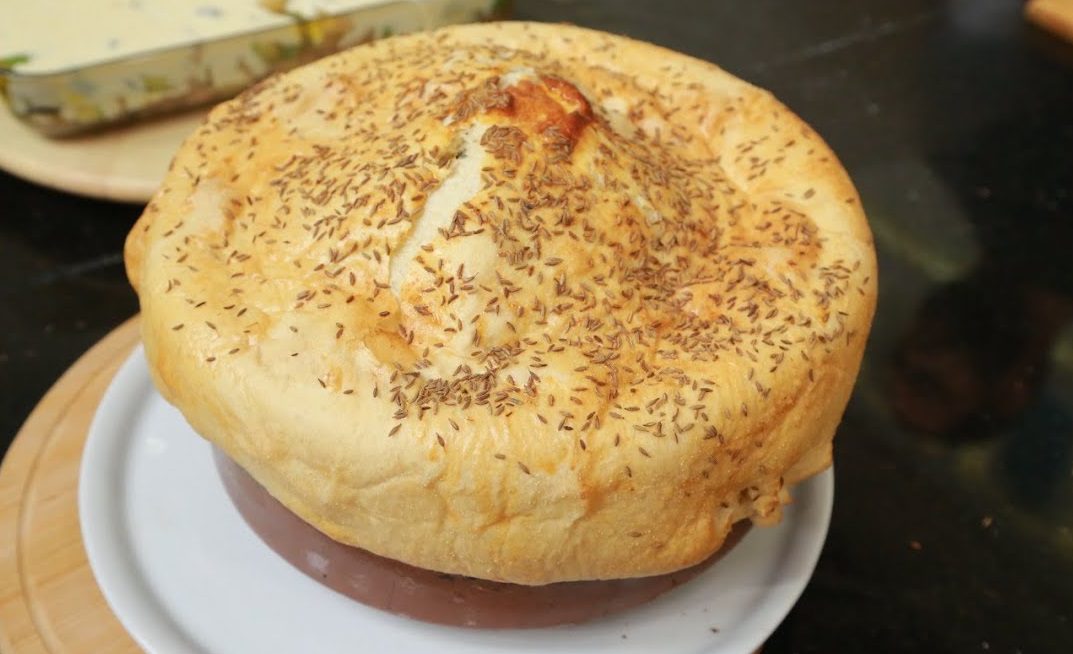 طاجن فاصوليا خضراء باللحمة