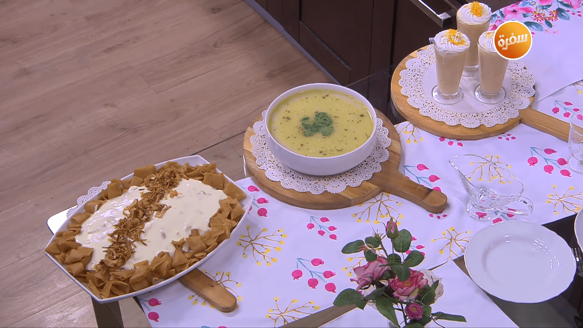 فتة كشك - شوربة ذرة - مشروب القرع العسلي