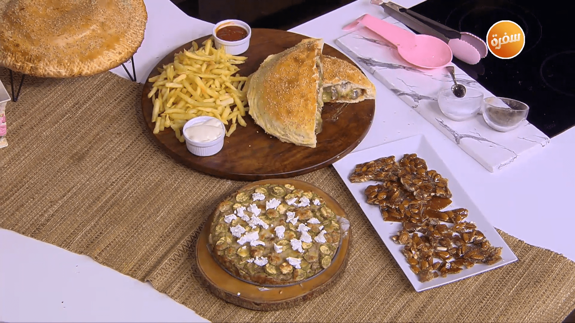 فطيرة برجر الدجاج