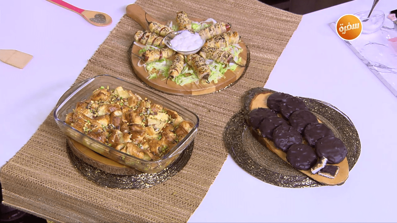 فلفل حار بحشوة اللحم - رايس كيك بزبدة الفول السوداني