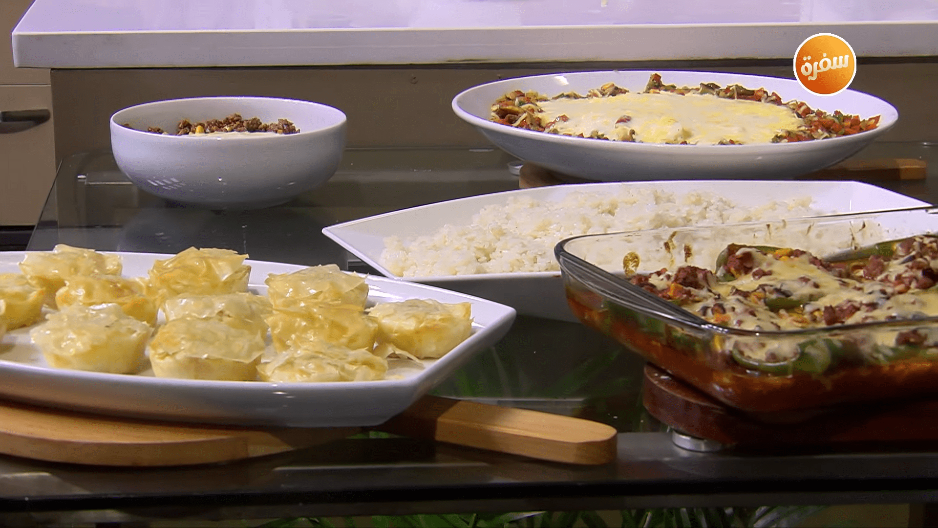 كب كيك بالجلاش - بيوريه البطاطس بالمشروم السوتيه