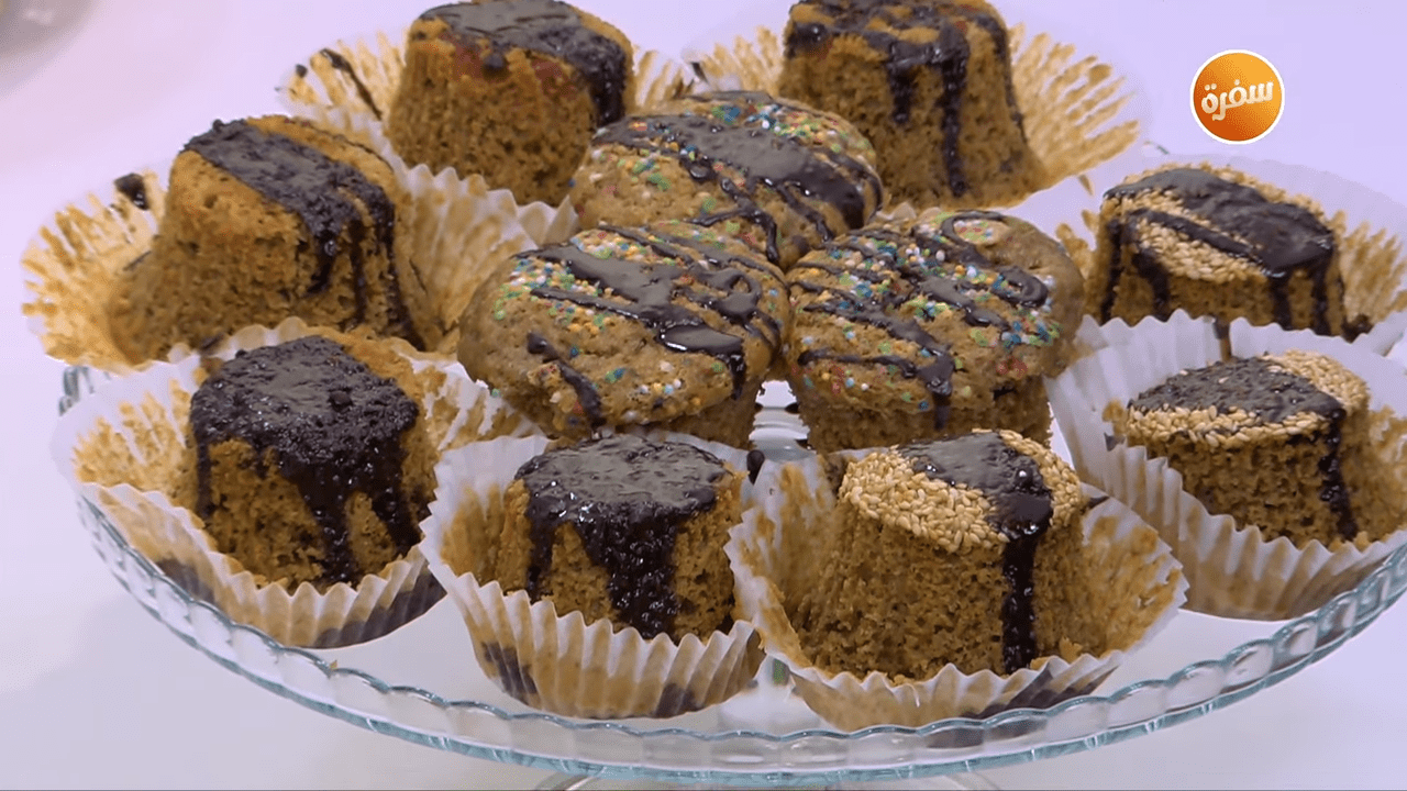 كب كيك قهوة - بطاطس بالبشاميل - مكرونة بولونيز - قرص بدقيق الذرة