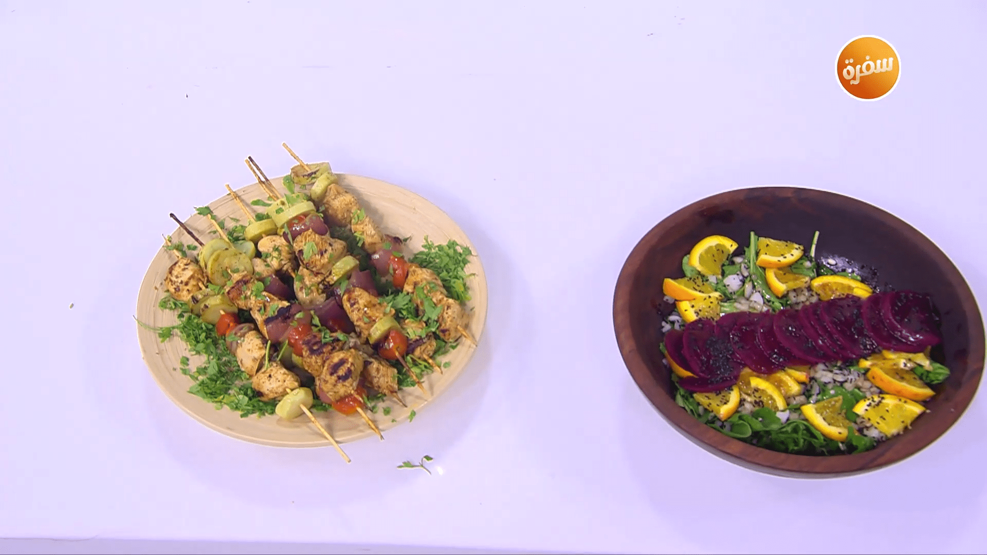 كباب دجاج - سلطة بنجر