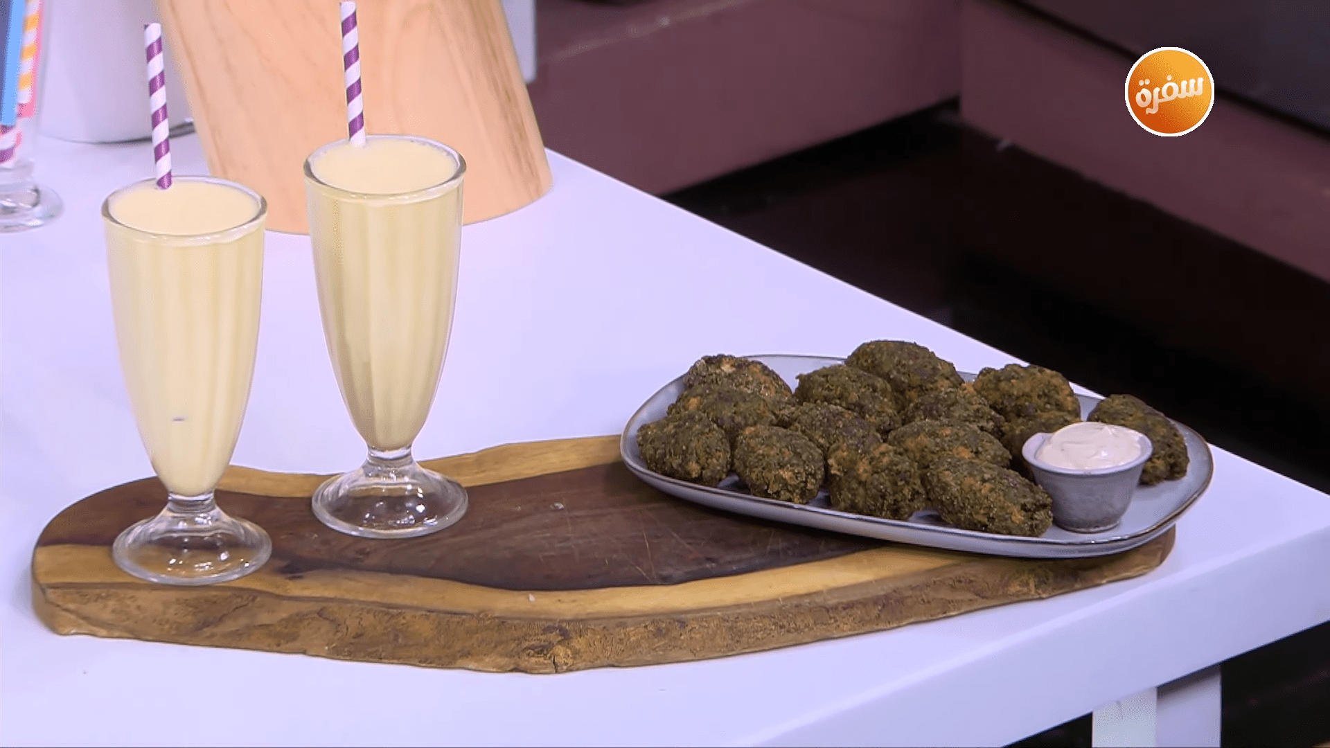 كفتة الجمبري - ميلك شيك القرع