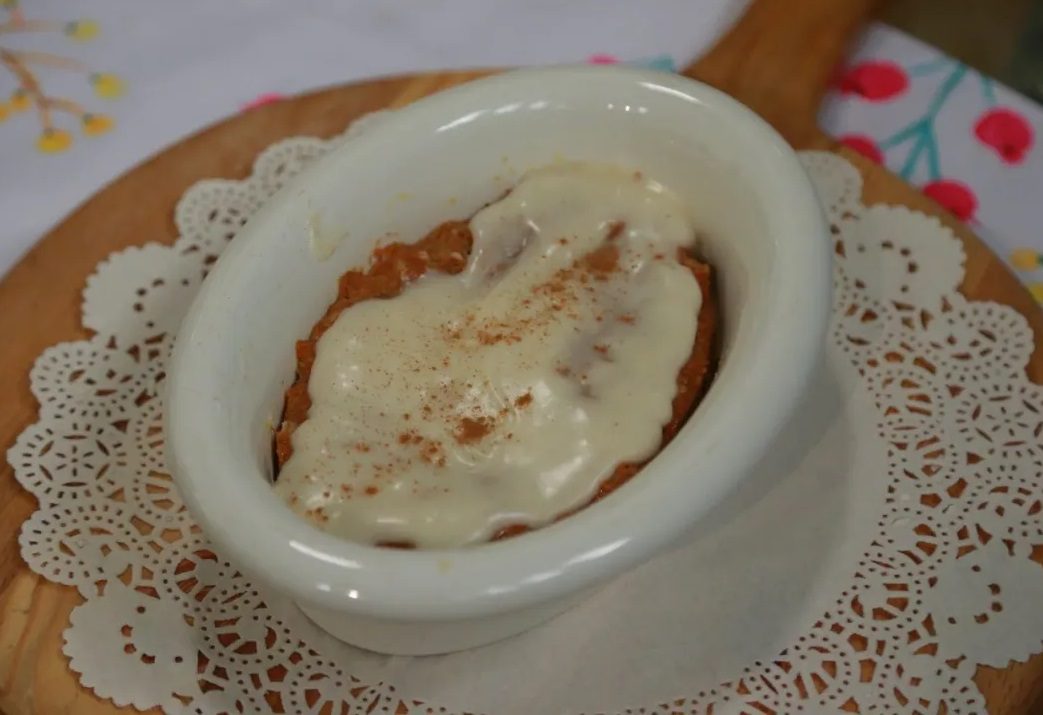 كيكة الجزر في الميكروويف