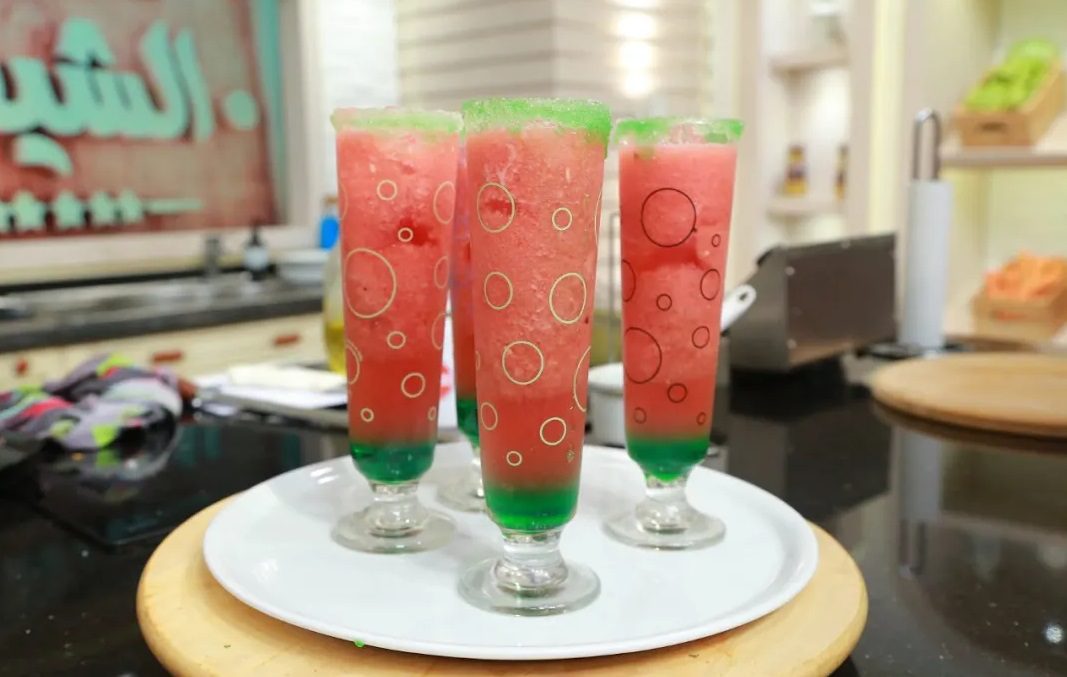 مشروب بطيخ بالنعناع