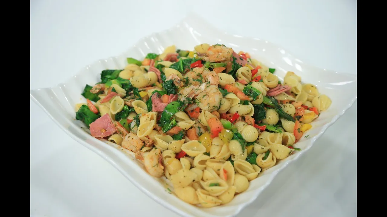 مكرونة بالجمبري