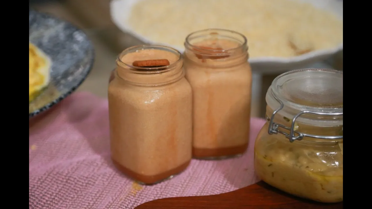 ميلك شيك بسكويت القرفة