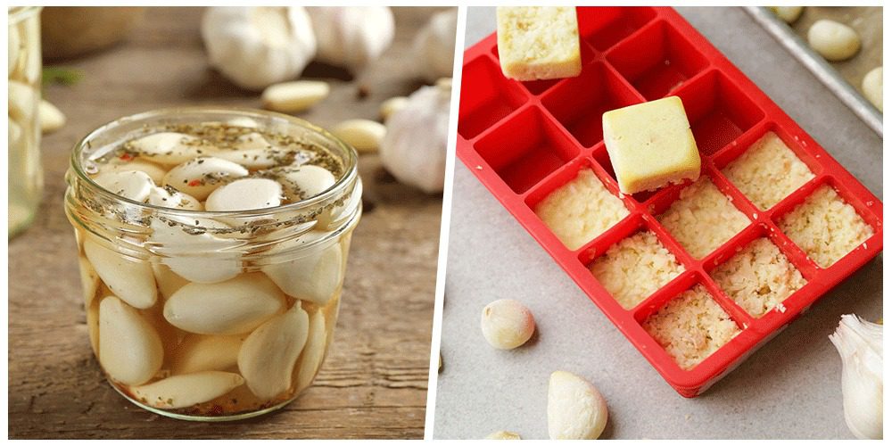 تخزين الثوم