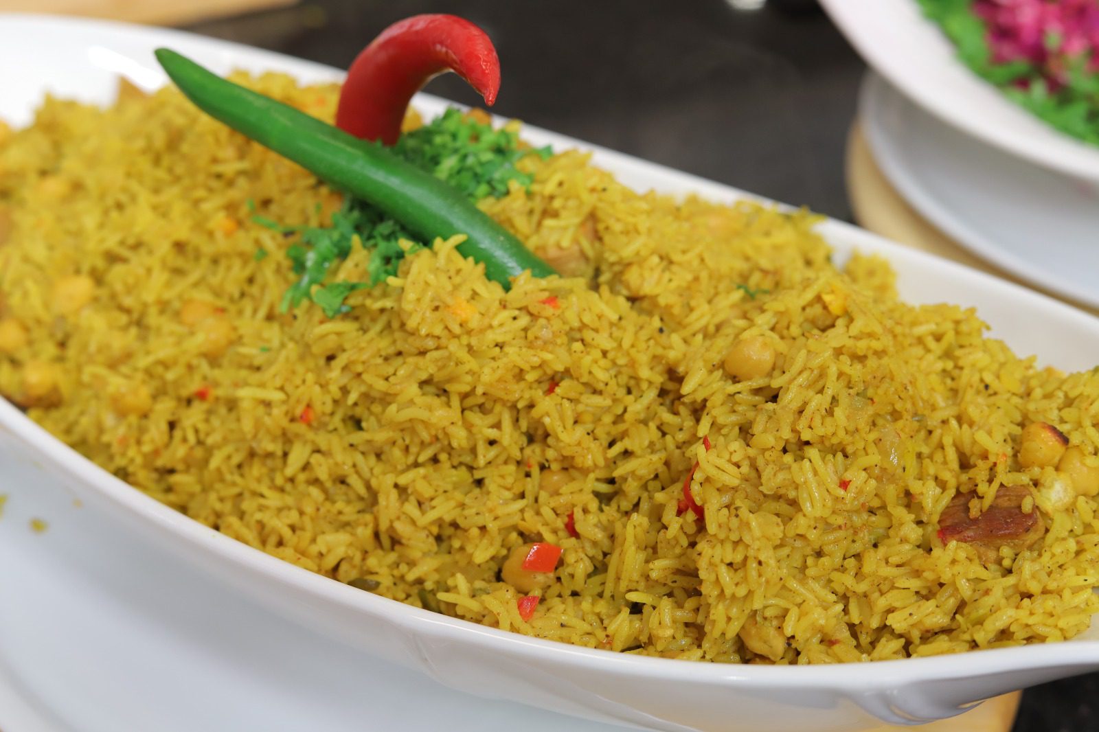 أرز باللحم والحمص