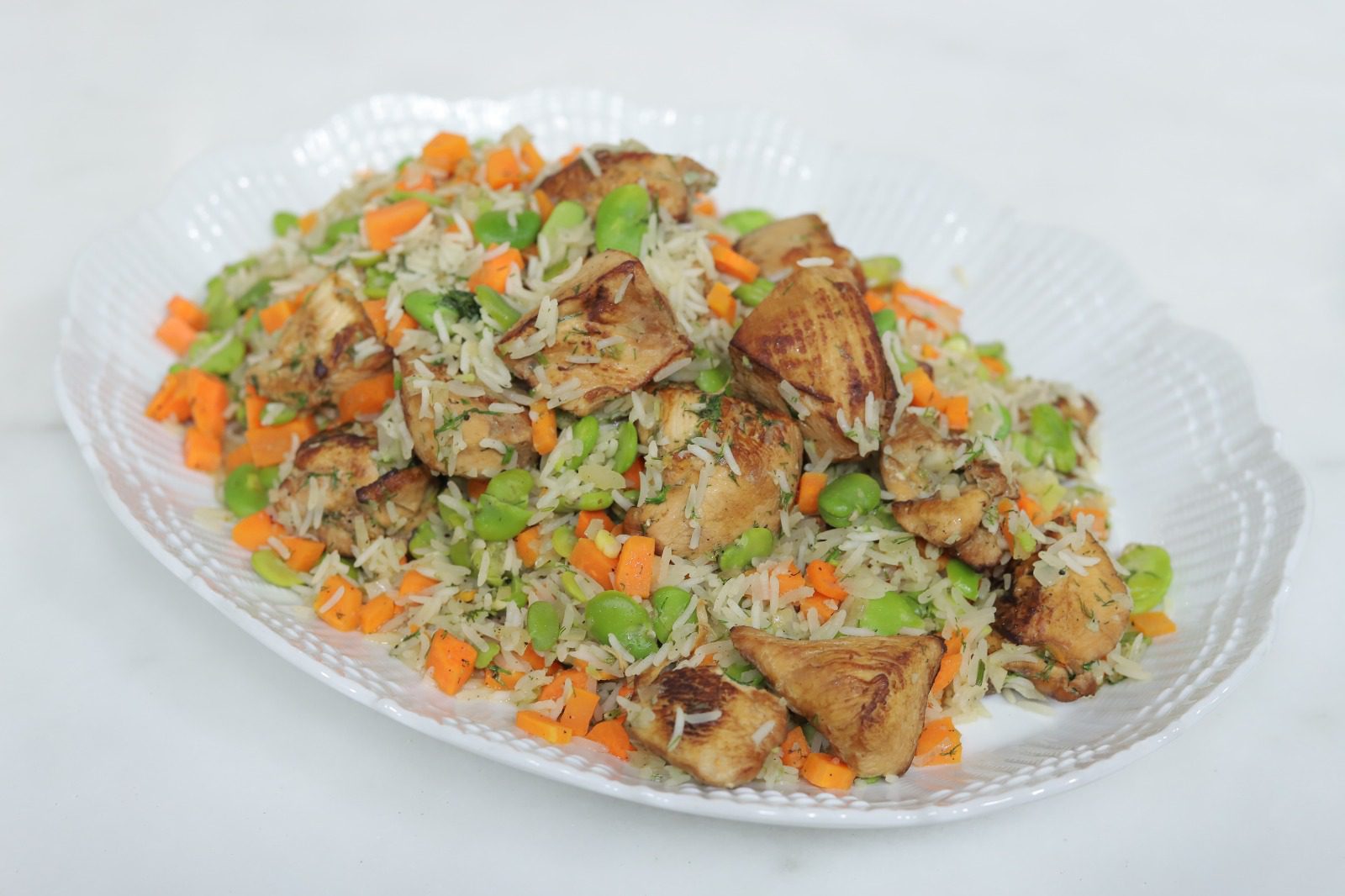 أرز بالدجاج
