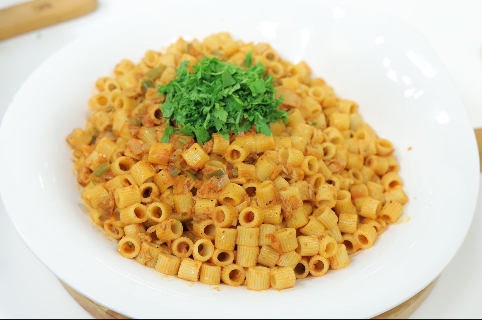 مكرونة بالتونة