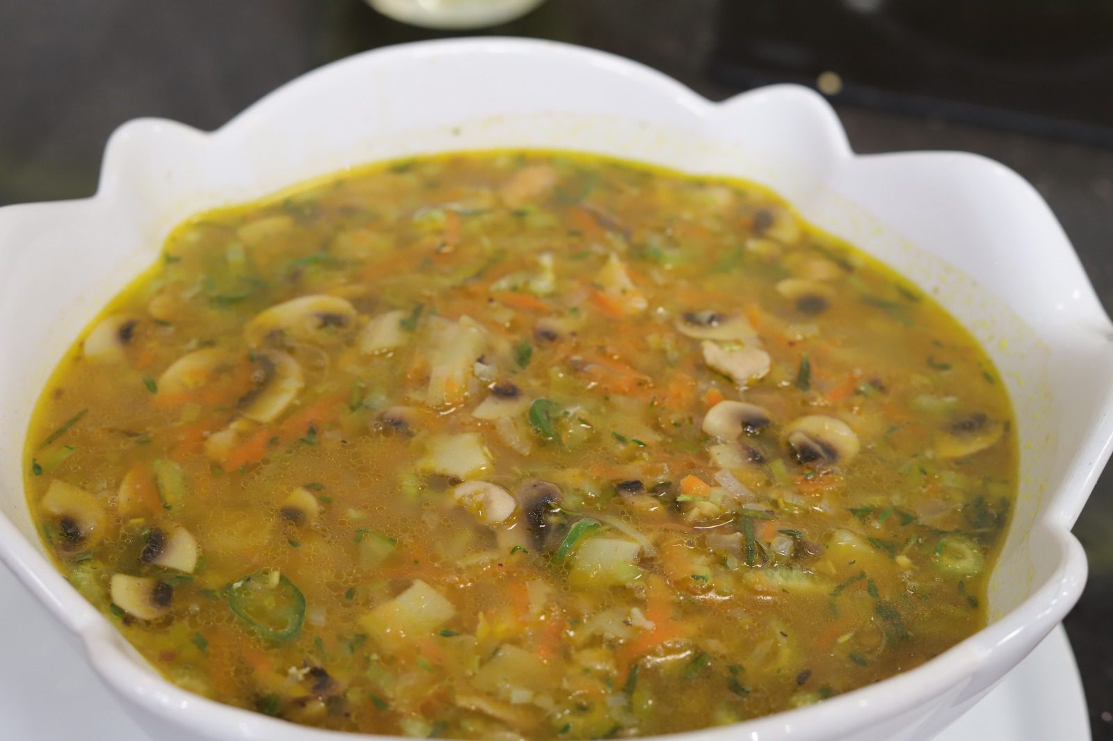 شوربة خرشوف بالدجاج
